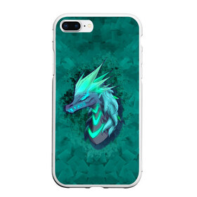 Чехол для iPhone 7Plus/8 Plus матовый с принтом Dota 2 (Winter Wyvern) в Тюмени, Силикон | Область печати: задняя сторона чехла, без боковых панелей | Тематика изображения на принте: dota | dota 2 | winter wyvern | игра | персонаж