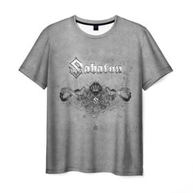 Мужская футболка 3D с принтом Sabaton в Тюмени, 100% полиэфир | прямой крой, круглый вырез горловины, длина до линии бедер | metal | rock | sabaton | мерч | метал | рок | рок группа | рок музыка | рокер | сабатон | швеция
