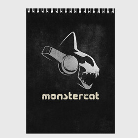 Скетчбук с принтом Monstercat в Тюмени, 100% бумага
 | 48 листов, плотность листов — 100 г/м2, плотность картонной обложки — 250 г/м2. Листы скреплены сверху удобной пружинной спиралью | monstercat | клуб | клубная музыка | кот | котенок | кошка | лейбл | монстар | монстар кет | монстер | музыка | танцевальная музыка | электронная | электронная музыка