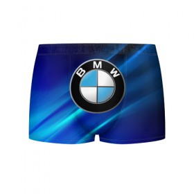Мужские трусы 3D с принтом BMW (РЕДАЧ) в Тюмени, 50% хлопок, 50% полиэстер | классическая посадка, на поясе мягкая тканевая резинка | Тематика изображения на принте: bmw | bmw performance | m | motorsport | performance | бмв | моторспорт