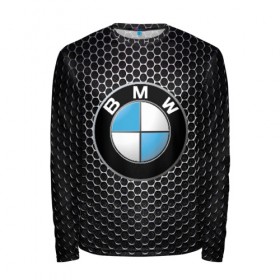 Мужской лонгслив 3D с принтом BMW (РЕДАЧ) в Тюмени, 100% полиэстер | длинные рукава, круглый вырез горловины, полуприлегающий силуэт | Тематика изображения на принте: bmw | bmw performance | m | motorsport | performance | бмв | моторспорт