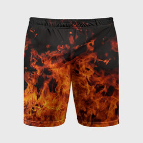 Мужские шорты спортивные с принтом Огонь в Тюмени,  |  | Тематика изображения на принте: fire | flame | огонь | пламя