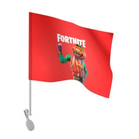 Флаг для автомобиля с принтом Fortnite (Tomato) в Тюмени, 100% полиэстер | Размер: 30*21 см | fortnite | game | like | mem | skin | skins | tomato | помидор | скин | томат | форнайн | форнайт | фортнайн | фортнайт