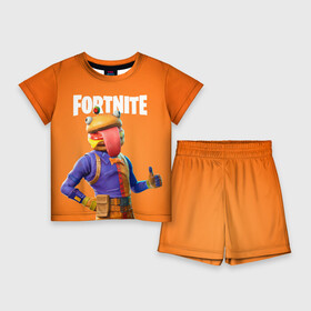 Детский костюм с шортами 3D с принтом Fortnite (Burger) в Тюмени,  |  | burger | fortnite | game | like | mem | skin | skins | бургер | скин | форнайн | форнайт | фортнайн | фортнайт