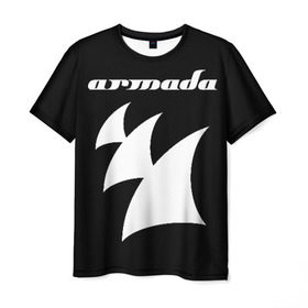 Мужская футболка 3D с принтом Armada Music в Тюмени, 100% полиэфир | прямой крой, круглый вырез горловины, длина до линии бедер | Тематика изображения на принте: armada | armada music | armin | armin van buuren | van buuren