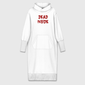 Платье удлиненное хлопок с принтом Dead inside в Тюмени,  |  | dead inside | dont open dead inside | дед внутри | дед инсайд