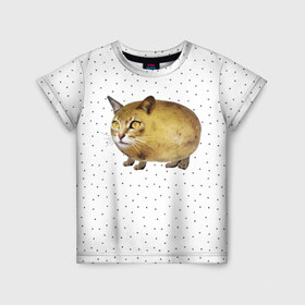 Детская футболка 3D с принтом ЧИЛИПИ*ДРИК в Тюмени, 100% гипоаллергенный полиэфир | прямой крой, круглый вырез горловины, длина до линии бедер, чуть спущенное плечо, ткань немного тянется | internet | meme | memes | pikabu | интернет | картофель | картошка | киса | киска | кот | котенок | котик | коты | котята | кошки | мем | мемас | мемасы | мемы | пикабу | прикол | приколы | чикибряк | шутка | юмор