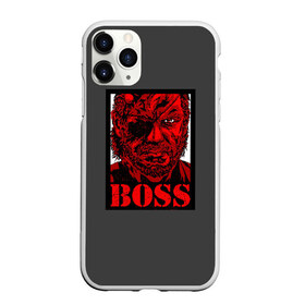Чехол для iPhone 11 Pro Max матовый с принтом Big Boss MGS в Тюмени, Силикон |  | art | big boss | game | metal gear | metal gear solid | mgs | кодзима гений