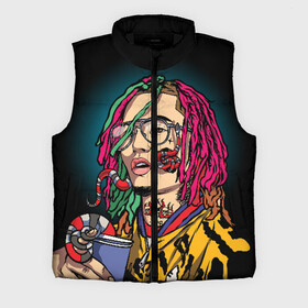 Мужской жилет утепленный 3D с принтом Lil Pump в Тюмени,  |  | esskeetit | gazzy garcia | gucci gang | lil pump | lilpump | газзи гарсия | лил памп | рэп | рэпер | эшкере