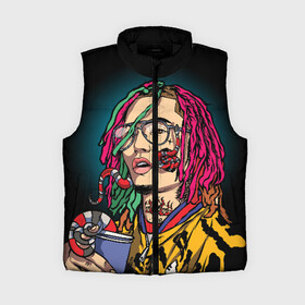 Женский жилет утепленный 3D с принтом Lil Pump в Тюмени,  |  | esskeetit | gazzy garcia | gucci gang | lil pump | lilpump | газзи гарсия | лил памп | рэп | рэпер | эшкере