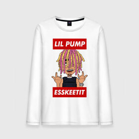 Мужской лонгслив хлопок с принтом Lil Pump в Тюмени, 100% хлопок |  | esskeetit | gazzy garcia | gucci gang | lil pump | lilpump | газзи гарсия | лил памп | рэп | рэпер | эшкере