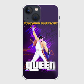 Чехол для iPhone 13 mini с принтом Queen в Тюмени,  |  | bohemian | brian | freddie | john | mercury | must go on | queen | rhapsody | roger | taylor | the miracle | the show | богемская | рапсодия | роджер тейлор | фредди меркьюри