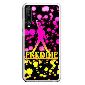 Чехол для Honor P30 с принтом Freddie в Тюмени, Силикон | Область печати: задняя сторона чехла, без боковых панелей | Тематика изображения на принте: bohemian | brian | freddie | john | mercury | must go on | queen | rhapsody | roger | taylor | the miracle | the show | богемская | рапсодия | роджер тейлор | фредди меркьюри