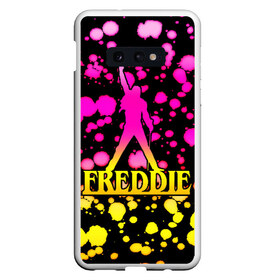 Чехол для Samsung S10E с принтом Freddie в Тюмени, Силикон | Область печати: задняя сторона чехла, без боковых панелей | Тематика изображения на принте: bohemian | brian | freddie | john | mercury | must go on | queen | rhapsody | roger | taylor | the miracle | the show | богемская | рапсодия | роджер тейлор | фредди меркьюри