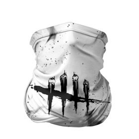 Бандана-труба 3D с принтом DEAD BY DAYLIGHT в Тюмени, 100% полиэстер, ткань с особыми свойствами — Activecool | плотность 150‒180 г/м2; хорошо тянется, но сохраняет форму | dbd | dead by daylight | survival horror | дбд | мертвы к рассвету