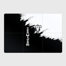 Магнитный плакат 3Х2 с принтом ЧЁРНЫЙ КЛЕВЕР | BLACK CLOVER в Тюмени, Полимерный материал с магнитным слоем | 6 деталей размером 9*9 см | asta | black bull | black clover | bull | clover | аста | бык | клевер | чёрный бык | чёрный клевер