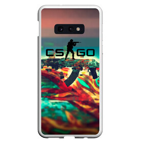 Чехол для Samsung S10E с принтом CS GO в Тюмени, Силикон | Область печати: задняя сторона чехла, без боковых панелей | beast | counterstike | csgo | hyper | hyperbeast | m4a1s | steam | винтовка | контра | кс | ксго | шмотки