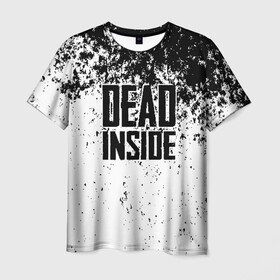 Мужская футболка 3D с принтом Dead Inside в Тюмени, 100% полиэфир | прямой крой, круглый вырез горловины, длина до линии бедер | dead | dota | inside | аниме | внутри | гуль | дэд | инсайд | мертвец | мертвый | токийский