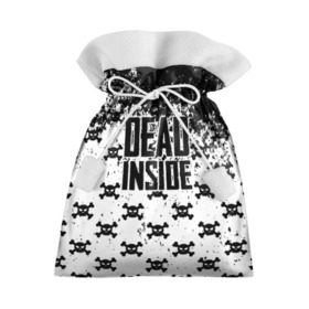 Подарочный 3D мешок с принтом Dead Inside в Тюмени, 100% полиэстер | Размер: 29*39 см | Тематика изображения на принте: dead | dota | inside | аниме | внутри | гуль | дэд | инсайд | мертвец | мертвый | токийский