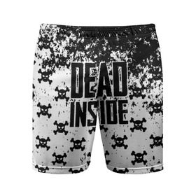Мужские шорты 3D спортивные с принтом Dead Inside в Тюмени,  |  | dead | dota | inside | аниме | внутри | гуль | дэд | инсайд | мертвец | мертвый | токийский