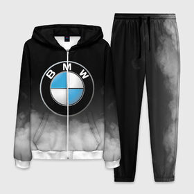 Мужской костюм 3D с принтом BMW в Тюмени, 100% полиэстер | Манжеты и пояс оформлены тканевой резинкой, двухслойный капюшон со шнурком для регулировки, карманы спереди | bmw | bmw performance | m | motorsport | performance | бмв | моторспорт