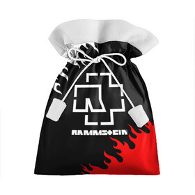 Подарочный 3D мешок с принтом RAMMSTEIN | РАМШТАЙН в Тюмени, 100% полиэстер | Размер: 29*39 см | lindemann | lm | rammstein | rock | кристиан лоренц | линдеманн | лм | музыка | рамштайн | рок | тилль линдеманн