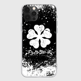 Чехол для iPhone 12 Pro Max с принтом ЧЁРНЫЙ КЛЕВЕР в Тюмени, Силикон |  | asta | black bull | black clover | bull | clover | аста | бык | клевер | чёрный бык | чёрный клевер