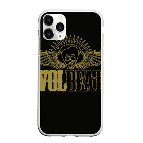 Чехол для iPhone 11 Pro Max матовый с принтом Volbeat в Тюмени, Силикон |  | groove metal | hardcore | psychobilly | volbeat | волбит