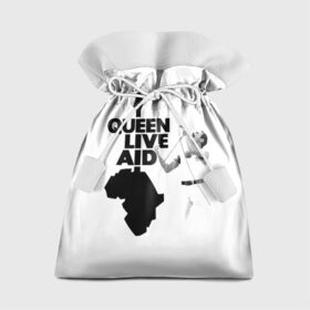 Подарочный 3D мешок с принтом Queen LIVE AID в Тюмени, 100% полиэстер | Размер: 29*39 см | bohemian | brian | freddie | john | mercury | must go on | queen | rhapsody | roger | taylor | the miracle | the show | богемская | рапсодия | роджер тейлор | фредди меркьюри