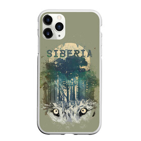 Чехол для iPhone 11 Pro Max матовый с принтом Siberia в Тюмени, Силикон |  | Тематика изображения на принте: forest | siberia | siberian | wolf | волк | лес | природа | сибирь | тайга | хищник