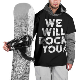 Накидка на куртку 3D с принтом We Will Rock You в Тюмени, 100% полиэстер |  | Тематика изображения на принте: bohemian | brian | freddie | john | mercury | must go on | queen | rhapsody | roger | taylor | the miracle | the show | богемская | рапсодия | роджер тейлор | фредди меркьюри