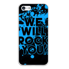 Чехол для iPhone 5/5S матовый с принтом We Will Rock You в Тюмени, Силикон | Область печати: задняя сторона чехла, без боковых панелей | bohemian | brian | freddie | john | mercury | must go on | queen | rhapsody | roger | taylor | the miracle | the show | богемская | рапсодия | роджер тейлор | фредди меркьюри