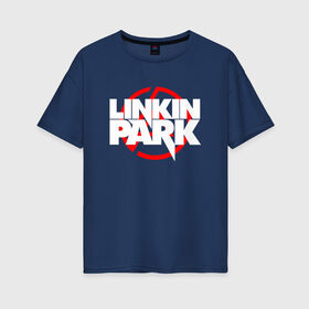 Женская футболка хлопок Oversize с принтом LINKIN PARK в Тюмени, 100% хлопок | свободный крой, круглый ворот, спущенный рукав, длина до линии бедер
 | chester bennington | linkin park | mike shinoda | линкин парк