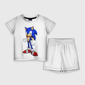 Детский костюм с шортами 3D с принтом Sonic в Тюмени,  |  | hedgehog | metal sonic | silver | silver the hedgehog | sonic | sonic boom | sonic the hedgehog | еж | ёж сонник | ежик | игры | соник | фильмы