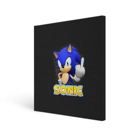 Холст квадратный с принтом Sonic в Тюмени, 100% ПВХ |  | hedgehog | metal sonic | silver | silver the hedgehog | sonic | sonic boom | sonic the hedgehog | еж | ёж сонник | ежик | игры | соник | фильмы