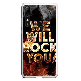 Чехол для Honor P Smart Z с принтом We Will Rock You в Тюмени, Силикон | Область печати: задняя сторона чехла, без боковых панелей | bohemian | brian | freddie | john | mercury | must go on | queen | rhapsody | roger | taylor | the miracle | the show | богемская | рапсодия | роджер тейлор | фредди меркьюри