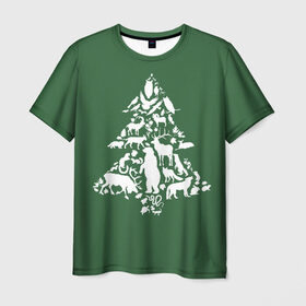 Мужская футболка 3D с принтом Дерево жизней в Тюмени, 100% полиэфир | прямой крой, круглый вырез горловины, длина до линии бедер | Тематика изображения на принте: пожары в сибири | посади дерево | сибирь | сибирь горит | спасите сибирь