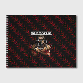 Альбом для рисования с принтом Rammstein (Росомаха) в Тюмени, 100% бумага
 | матовая бумага, плотность 200 мг. | rammstein