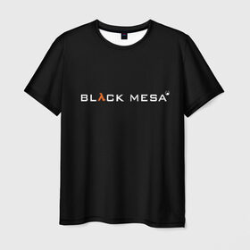 Мужская футболка 3D с принтом BLACK MESA в Тюмени, 100% полиэфир | прямой крой, круглый вырез горловины, длина до линии бедер | Тематика изображения на принте: black mesa | city 17 | combine guard | gordon freeman | half life | source | valve | гордон фримен | халф лайф