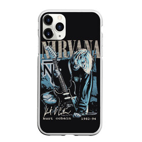 Чехол для iPhone 11 Pro матовый с принтом Nirvana в Тюмени, Силикон |  | bleach | blew | cobain | dave | geffen | hormoaning | in utero | incesticide | krist | kurt | nevermind | nirvana | novoselic | rock | vevo | геффен | курт кобейн | нирвана | рок