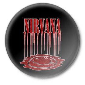 Значок с принтом Nirvana в Тюмени,  металл | круглая форма, металлическая застежка в виде булавки | bleach | blew | cobain | dave | geffen | hormoaning | in utero | incesticide | krist | kurt | nevermind | nirvana | novoselic | rock | vevo | геффен | курт кобейн | нирвана | рок