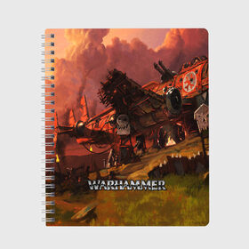 Тетрадь с принтом WARHAMMER 40K в Тюмени, 100% бумага | 48 листов, плотность листов — 60 г/м2, плотность картонной обложки — 250 г/м2. Листы скреплены сбоку удобной пружинной спиралью. Уголки страниц и обложки скругленные. Цвет линий — светло-серый
 | abaddon | armada | battlefleet gothic | black legion | warhammer 40k | абаддон | чёрный легион