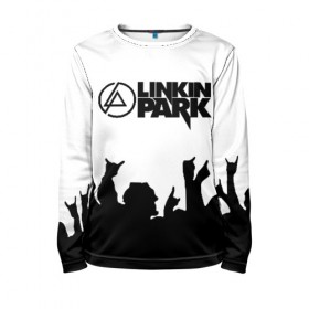 Детский лонгслив 3D с принтом LINKIN PARK в Тюмени, 100% полиэстер | длинные рукава, круглый вырез горловины, полуприлегающий силуэт
 | chester bennington | linkin park | mike shinoda | линкин парк