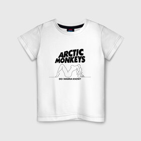 Детская футболка хлопок с принтом AM в Тюмени, 100% хлопок | круглый вырез горловины, полуприлегающий силуэт, длина до линии бедер | Тематика изображения на принте: alex turner | arctic monkeys | алекс тёрнер | арктик монкейс | арктические обезьяны