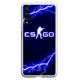 Чехол для Honor 20 с принтом CS GO LIGHTNING STYLE в Тюмени, Силикон | Область печати: задняя сторона чехла, без боковых панелей | Тематика изображения на принте: astralis | awp | counter strike | cs go | cs go global offensive | faze clan | hyper beast | team liquid | thunder | астралис | молнии | тим ликвид | фейз клан | хайпер бист | шторм