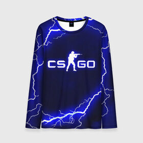 Мужской лонгслив 3D с принтом CS GO LIGHTNING STYLE в Тюмени, 100% полиэстер | длинные рукава, круглый вырез горловины, полуприлегающий силуэт | Тематика изображения на принте: astralis | awp | counter strike | cs go | cs go global offensive | faze clan | hyper beast | team liquid | thunder | астралис | молнии | тим ликвид | фейз клан | хайпер бист | шторм