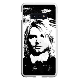 Чехол для Samsung S10E с принтом Kurt Cobain в Тюмени, Силикон | Область печати: задняя сторона чехла, без боковых панелей | bleach | blew | cobain | dave | geffen | hormoaning | in utero | incesticide | krist | kurt | nevermind | nirvana | novoselic | rock | vevo | геффен | курт кобейн | нирвана | рок