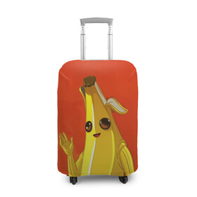 Чехол для чемодана 3D с принтом Banana в Тюмени, 86% полиэфир, 14% спандекс | двустороннее нанесение принта, прорези для ручек и колес | epic | fortnite | банан | фортнайт | эпик