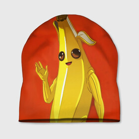 Шапка 3D с принтом Banana в Тюмени, 100% полиэстер | универсальный размер, печать по всей поверхности изделия | epic | fortnite | банан | фортнайт | эпик