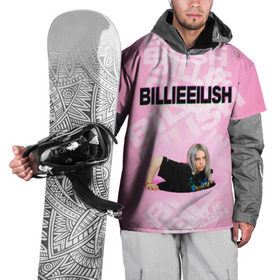 Накидка на куртку 3D с принтом Billie Eilish в Тюмени, 100% полиэстер |  | ayelish | bad guy | bellyache | bilie eilish | bilie elish | billie | billie eilish | eilish | electronic | elish | music | билли айлиш | эйлиш | элиш